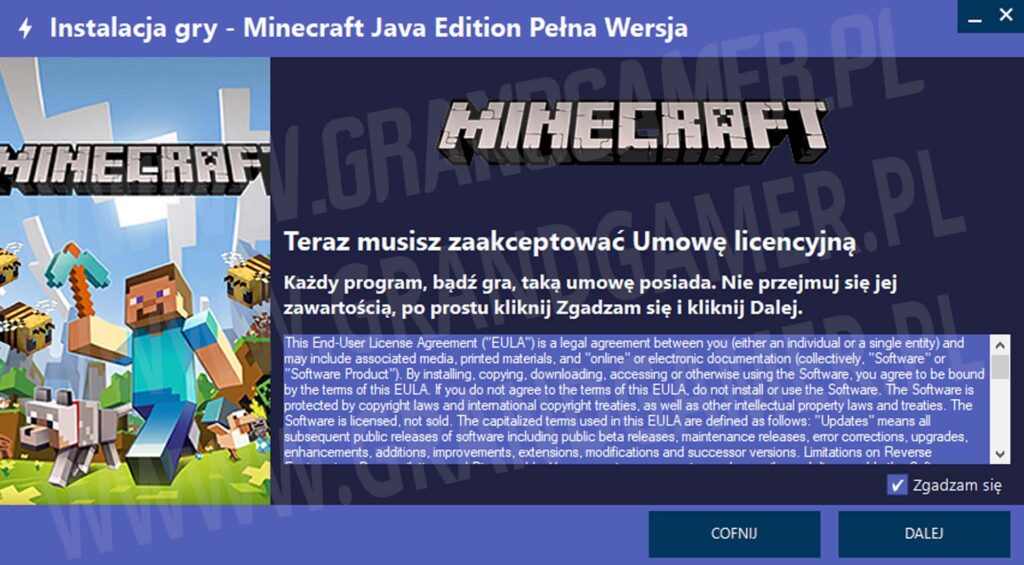 Minecraft Java Edition Download Screen 2