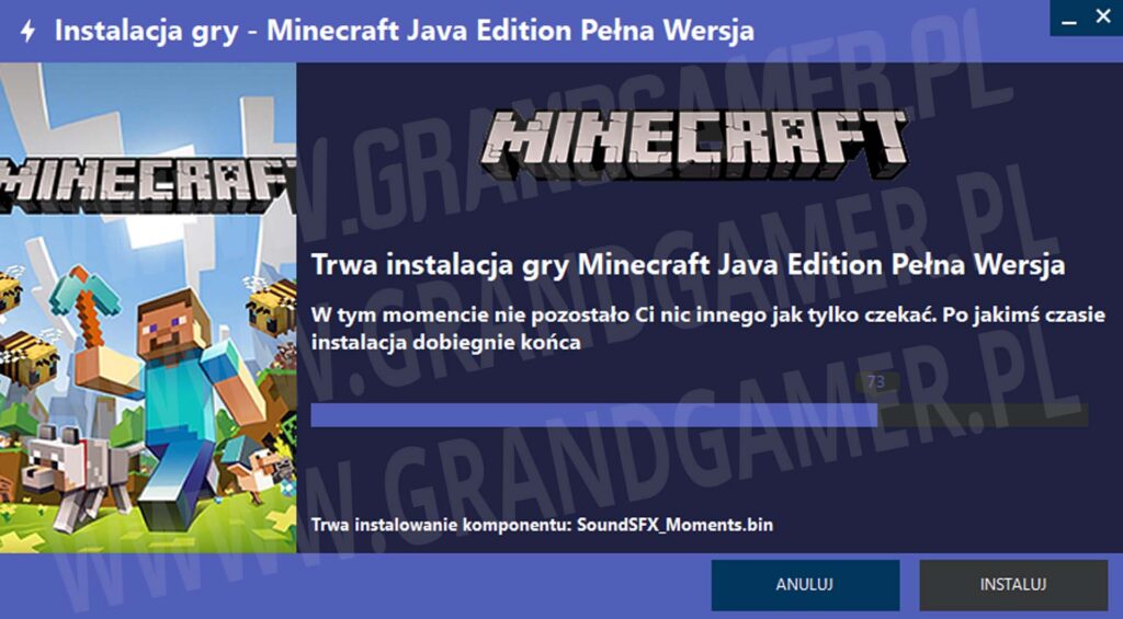 Minecraft Java Edition Download Screen 5